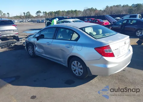 2012 Honda Civic Lx из США, поврежденный, VIN 2HGFB2F58CH318114